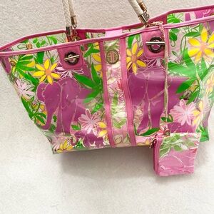 Lilly Pulitzer Vibrant Multi-Color Beach‎ Tote Bag